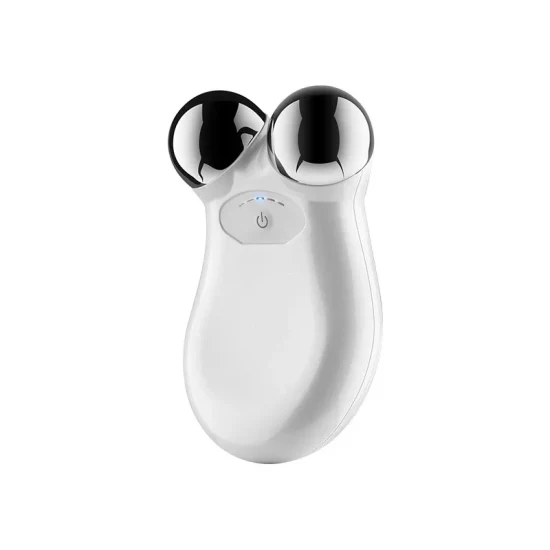 EMS 3D Masajeador de cara de cuello vibrante Máquina de estiramiento facial Masaje de piel Dispositivo de envejecimiento antiarrugas de ajuste de microcorriente