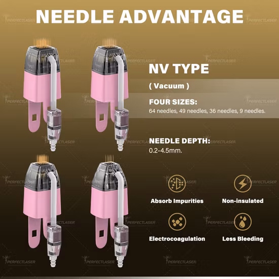 Dispositivo de microagujas RF para eliminación de cicatrices de acné con microagujas profesional de proveedor superior