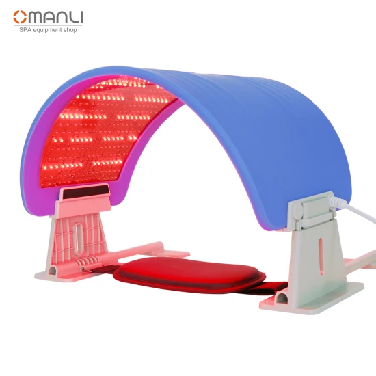 La más nueva máquina de terapia de luz LED de 7 colores con salón de belleza de terapia PDT de diseño plegable