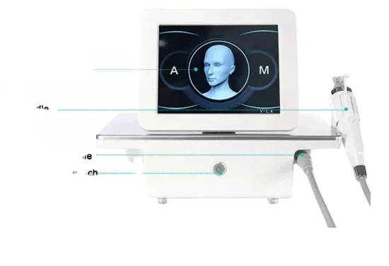 Microneedle Fractional RF Golden Microneedling Machine para la eliminación de cicatrices de acné, Dispositivo de estiramiento de la piel RF fraccional Microneedle