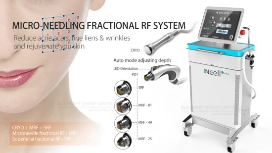 Dispositivo de microagujas RF de belleza facial Venta caliente Microneedling de radiofrecuencia portátil